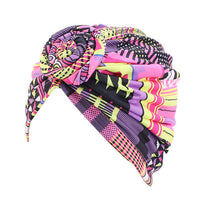 HKM-601555 African Pattern Cotton Turban Headwrap for Women