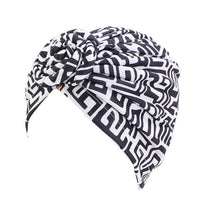 HKM-601555 African Pattern Cotton Turban Headwrap for Women