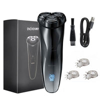 HKM-463059 Rechargeable Electric Whole Body Washable Shaver with Rotating 3 Heads