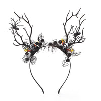 HKM-715667 Halloween Bat and Pumpkin Headband for Festive Celebrations