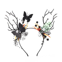 HKM-715667 Halloween Bat and Pumpkin Headband for Festive Celebrations