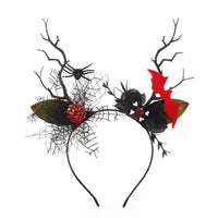 HKM-715667 Halloween Bat and Pumpkin Headband for Festive Celebrations