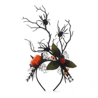 HKM-715667 Halloween Bat and Pumpkin Headband for Festive Celebrations