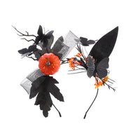 HKM-715667 Halloween Bat and Pumpkin Headband for Festive Celebrations