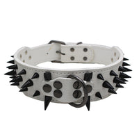 HKM-292947 Explosion-Proof Bite-Resistant Pet Collar - Adjustable PU Material, Model CL072BK