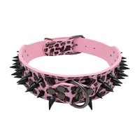 HKM-292947 Explosion-Proof Bite-Resistant Pet Collar - Adjustable PU Material, Model CL072BK