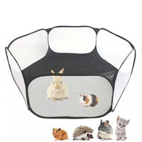 HKM-517651 Portable Playpen for Small Animals - Foldable Exercise Tent with Breathable Mesh Design for Indoor and Outdoor Use