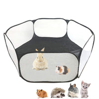 HKM-517651 Portable Playpen for Small Animals - Foldable Exercise Tent with Breathable Mesh Design for Indoor and Outdoor Use