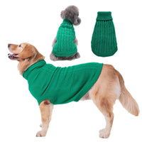 HKM-223635 Solid Color Acrylic Dog Sweater for Small Breeds - Fits XS to 3XL