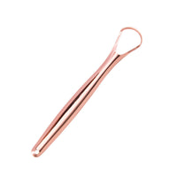 HKM-594643 Rose Gold and Silver Tongue Cleaner - Oral Hygiene Beauty Tool