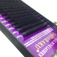 HKM-108691 Natural Look Single Round 0.07 Thick Grafted Synthetic Eyelashes - Length 1cm-1.5cm, 1000 Pairs