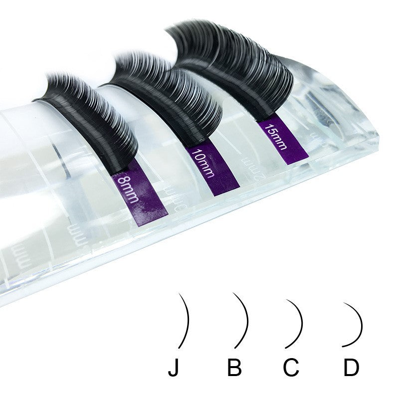 HKM-108691 Natural Look Single Round 0.07 Thick Grafted Synthetic Eyelashes - Length 1cm-1.5cm, 1000 Pairs