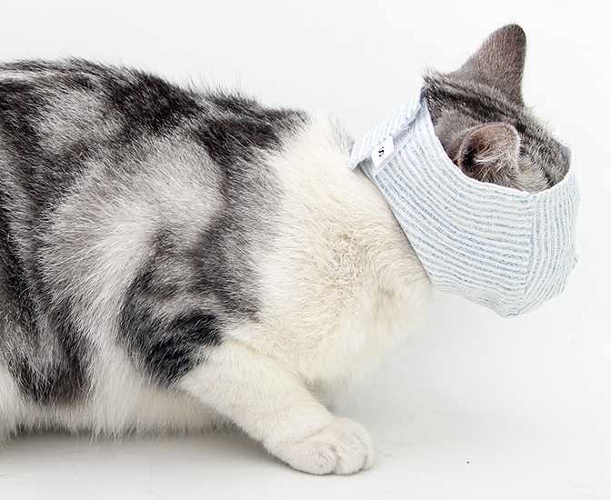 JMT-167754 Breathable Anti-Mess Cat Medicine Mask for Bite Prevention
