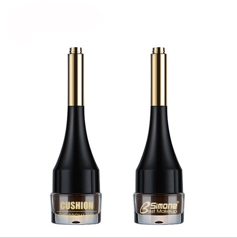 HKM-110675 Three-Dimensional Air Cushion Eyebrow Cream in Multicolor - Light Brown, Grey Black, Coffee, Brown Shades