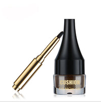 HKM-110675 Three-Dimensional Air Cushion Eyebrow Cream in Multicolor - Light Brown, Grey Black, Coffee, Brown Shades