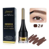 HKM-110675 Three-Dimensional Air Cushion Eyebrow Cream in Multicolor - Light Brown, Grey Black, Coffee, Brown Shades