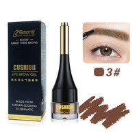 HKM-110675 Three-Dimensional Air Cushion Eyebrow Cream in Multicolor - Light Brown, Grey Black, Coffee, Brown Shades