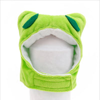 HKM-176531 Cartoon Animal Headgear for Pets - Plush Double-Sided Velvet Hats in Various Styles and Sizes