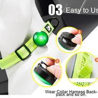 HKM-549267 LED Dog Anti-Lost Night Light with 3 Modes and Easy Battery Replacement
