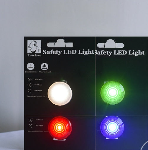 HKM-549267 LED Dog Anti-Lost Night Light with 3 Modes and Easy Battery Replacement
