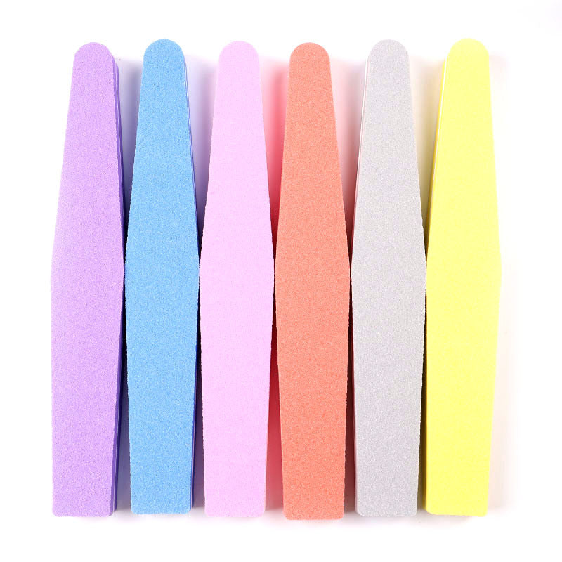 HKM-575443 Double-Sided High Elastic Sponge Polishing Strip for Nail Art