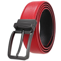 HKM-359955 Explosive Pin Buckle Leather Belt - Top Layer Material, Model LY35-ZZ4020-5