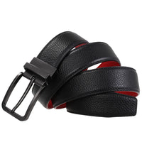 HKM-359955 Explosive Pin Buckle Leather Belt - Top Layer Material, Model LY35-ZZ4020-5