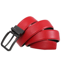 HKM-359955 Explosive Pin Buckle Leather Belt - Top Layer Material, Model LY35-ZZ4020-5