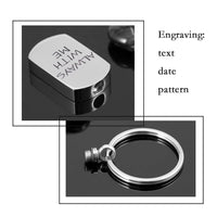 HKM-943699 Stainless Steel Aromatherapy Perfume Bottle Pendant - My Best Fur Friend Design