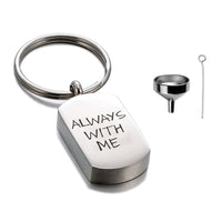 HKM-943699 Stainless Steel Aromatherapy Perfume Bottle Pendant - My Best Fur Friend Design