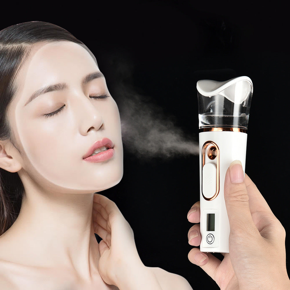 HKM-182163 Portable Nano Spray Moisturizer with Skin Measurement Feature for Face Care