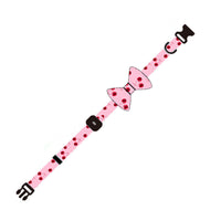 HKM-504851 Adjustable Pink Dog Leash Set with Chest Strap, Collar, Poop Bag, and Bowknot Options