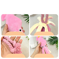 HKM-812755 Plush Sound Octopus Chew Toy for Cats and Small Dogs – Interactive Teething and Playtime Fun