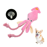 HKM-812755 Plush Sound Octopus Chew Toy for Cats and Small Dogs – Interactive Teething and Playtime Fun