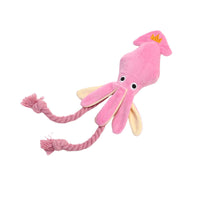 HKM-812755 Plush Sound Octopus Chew Toy for Cats and Small Dogs – Interactive Teething and Playtime Fun
