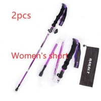 HKM-813587 Folding Trekking Stick - Five-Section Aluminum Alloy with Outer Lock Mechanism