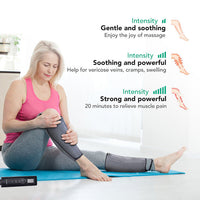 HKM-261843 Leg Air Massager with Heating Function and Adjustable Modes for Calf and Foot Therapy