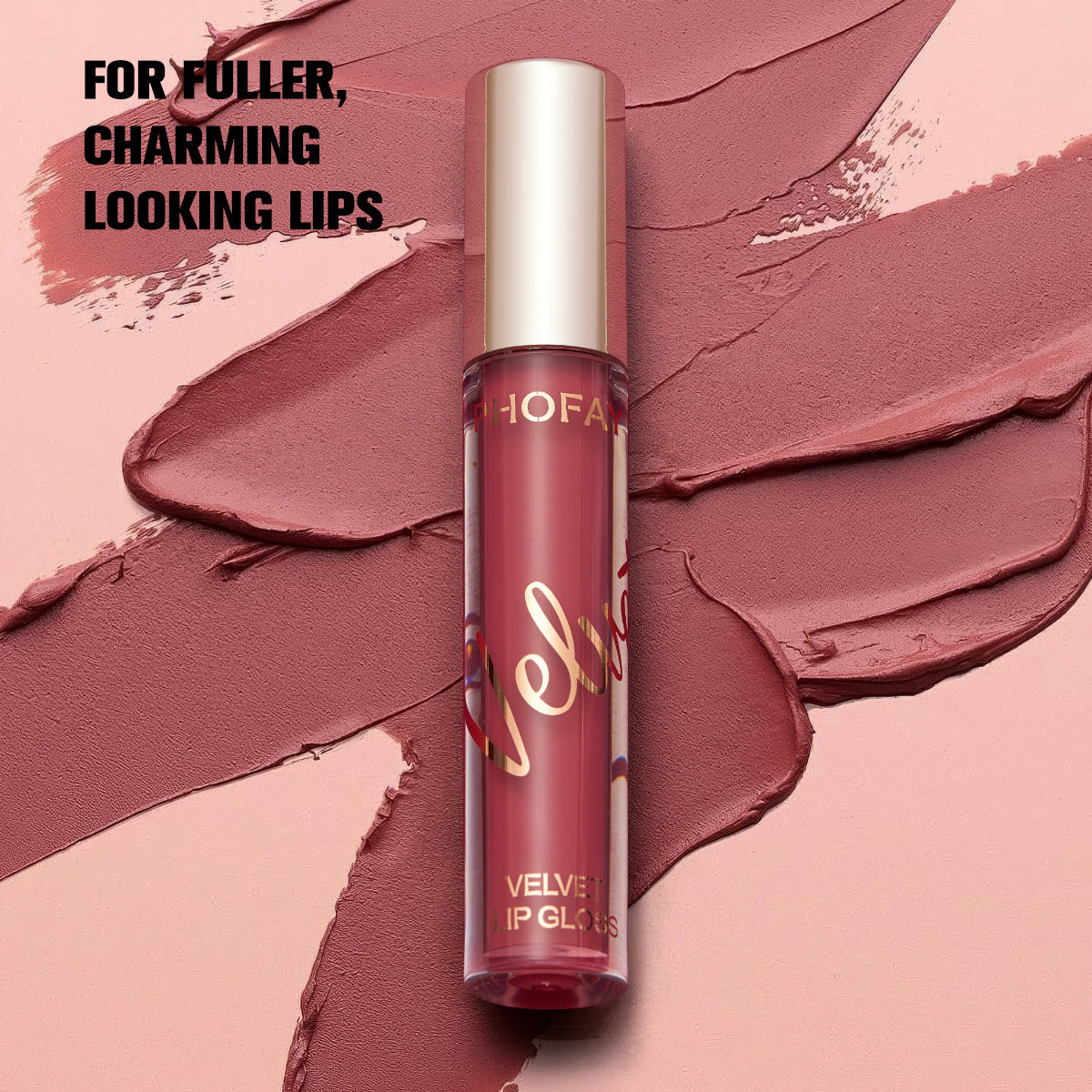 HKM-661139 Weightless Matte Velvet Lip Gloss - 3 ML, Smooth Finish for Full-Pigment Color