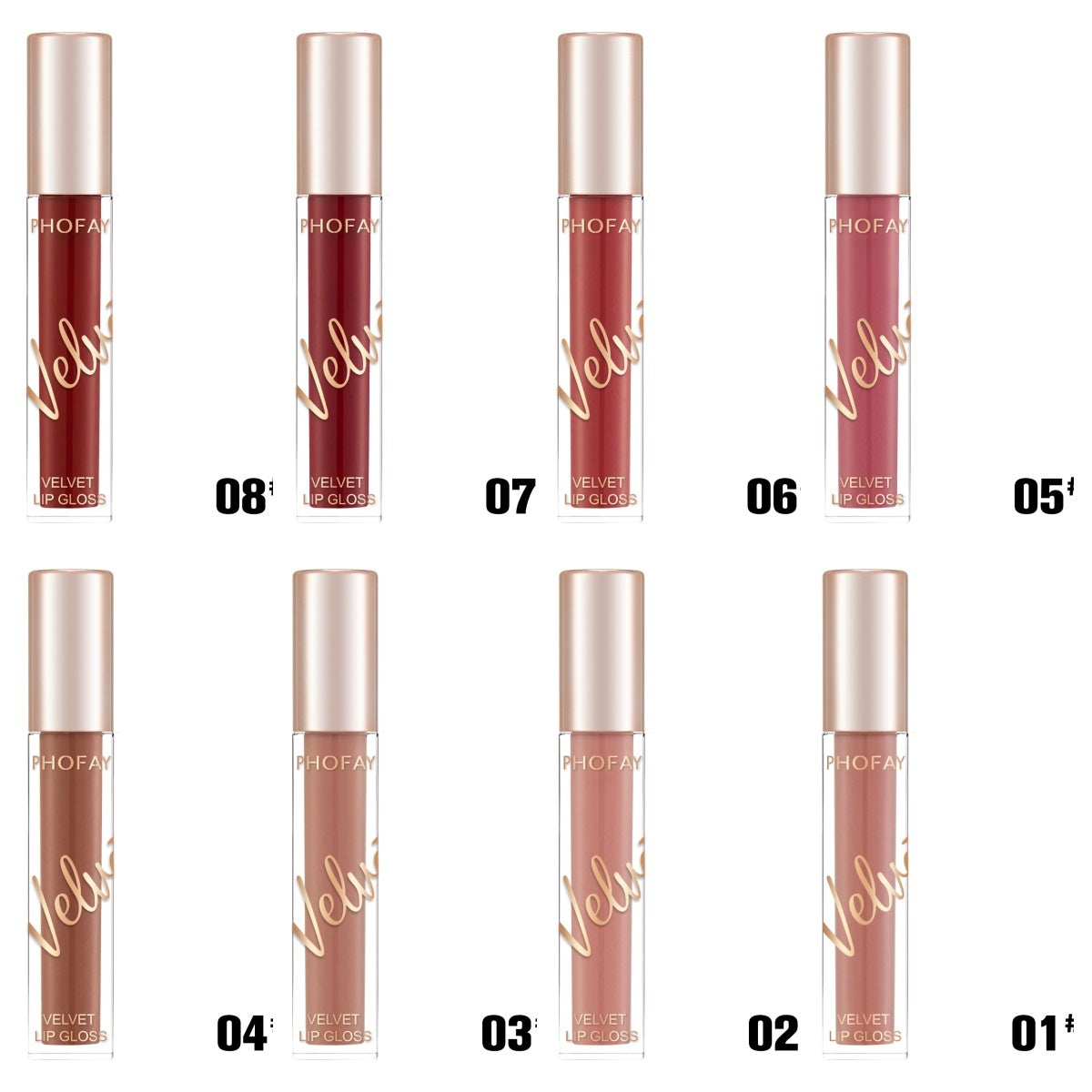 HKM-661139 Weightless Matte Velvet Lip Gloss - 3 ML, Smooth Finish for Full-Pigment Color