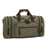 HKM-431955 Stylish Large Capacity Canvas Travel Tote Bag - Waterproof Luggage Duffel Bag