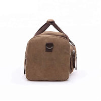 HKM-431955 Stylish Large Capacity Canvas Travel Tote Bag - Waterproof Luggage Duffel Bag
