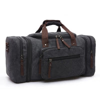 HKM-431955 Stylish Large Capacity Canvas Travel Tote Bag - Waterproof Luggage Duffel Bag