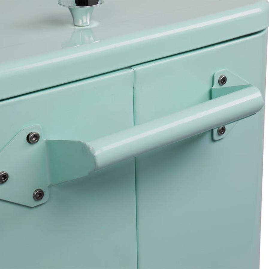 HKM-517523 Mint Green Insulated Freezer Trolley 91x84.5x38.5cm Rectangular Plastic Box