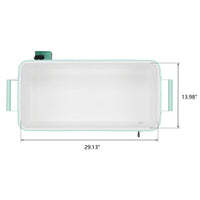 HKM-517523 Mint Green Insulated Freezer Trolley 91x84.5x38.5cm Rectangular Plastic Box
