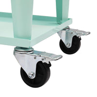 HKM-517523 Mint Green Insulated Freezer Trolley 91x84.5x38.5cm Rectangular Plastic Box