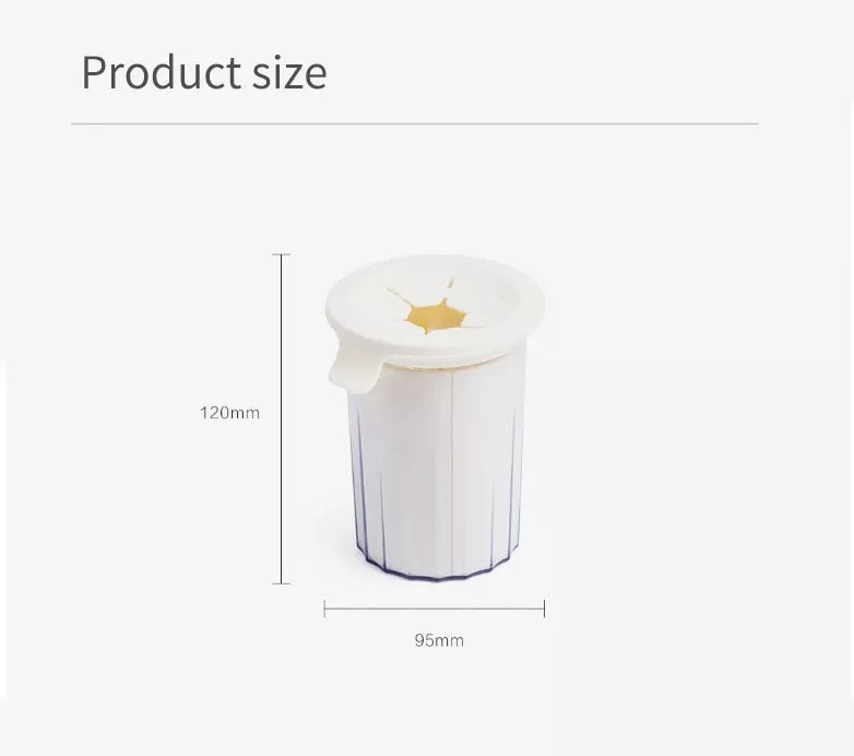 HKM-546707 Portable Pet Foot Washer Cup with Soft Silicone Bristles for Quick and Effective Pet Cleaning