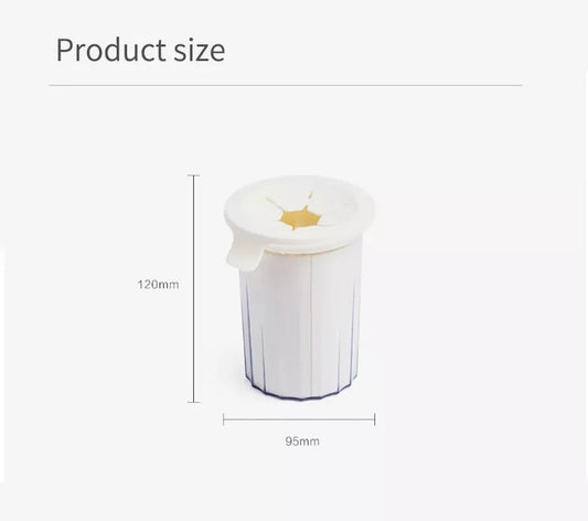 HKM-546707 Portable Pet Foot Washer Cup with Soft Silicone Bristles for Quick and Effective Pet Cleaning