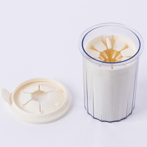 HKM-546707 Portable Pet Foot Washer Cup with Soft Silicone Bristles for Quick and Effective Pet Cleaning
