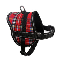 HKM-042643 Reflective Dog Seat Belt Harness with Traction Rope for Small Breeds
