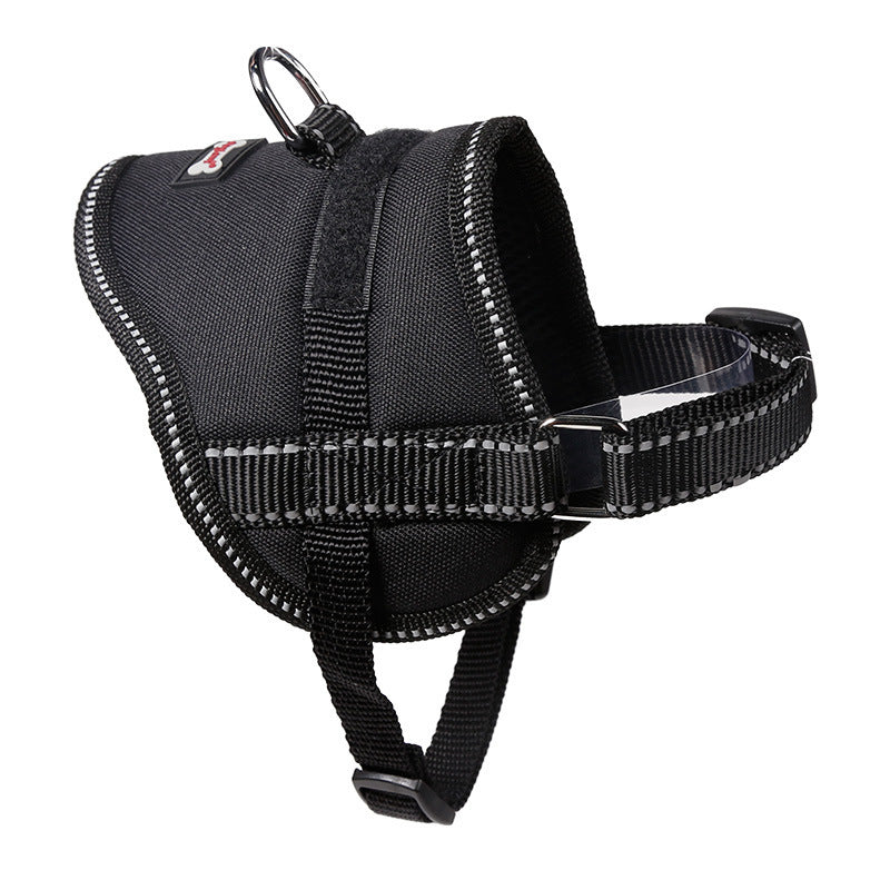 HKM-042643 Reflective Dog Seat Belt Harness with Traction Rope for Small Breeds